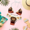 thumbnail image 6 of Retro Cat Chic Bikini Set with Detachable Sponge & Adjustable Strap | 2-Pack for Versatile Swim Suit Looks, 6 of 6