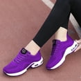 thumbnail image 3 of maskred 1 Paire de Chaussures en Maille à Lacets pour Femmes Course Jogging Respirantes Antichoc Automne Exercice Chaussures Féminines, 3 of 5