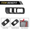 thumbnail image 4 of Unique Bargains 1 Set Front Rear Door Window Switch Panel Cover Trim for Ford F-150 2015-2020 Master Power Window Switch Cover Trim Carbon Fiber ABS Black, 4 of 6