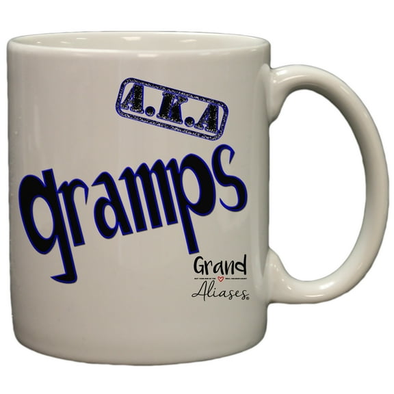 Grand Aliases Series Grandfather "A.K.A. Gramps" 11oz Coffee Mug
