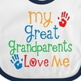 thumbnail image 4 of Inktastic My Great Grandparents Love Me Boys or Girls Baby Bib, 4 of 4