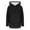 Black, variant on Horkkom Long Fleece Hoodies for Women Winter Pullover Soft Sweatshirts Solid Color Button Warm Fleece Hoodie L