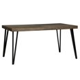 thumbnail image 1 of Pemberly Row Ensemble de Table Rectangulaire Moderne en Bois 5 Pcs Marron, 1 of 6