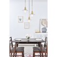 thumbnail image 2 of Modern Living Room Kitchen Bedroom Waltz 3 Light Brass Pendant, 2 of 7