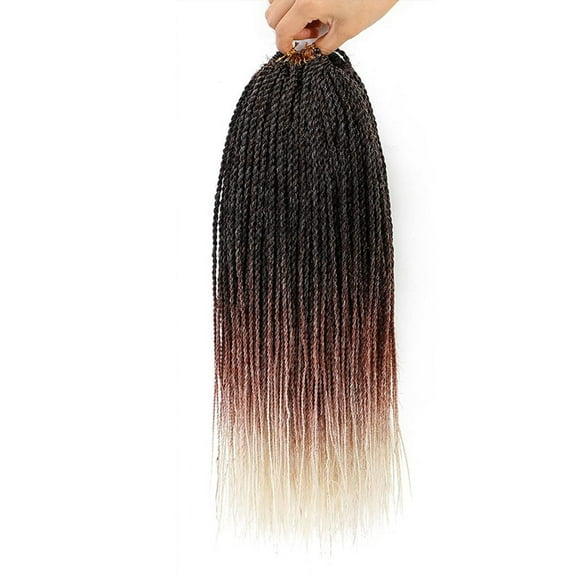 ERDOUY 6 Packs 18 Inch Pre-Twisted Pre-Looped Twist Crochet Hair - Long Crochet Braids for Women,F