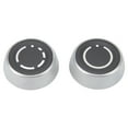thumbnail image 1 of 2 Pcs Bouton de Contrôle du Volume Bouton de Rotation Gauche et Droite Bouton de Réglage Rotatif Bouton de Réglage du Volume de la Radio Bouton de Commande pour Panamera Cayenne 911, 1 of 8