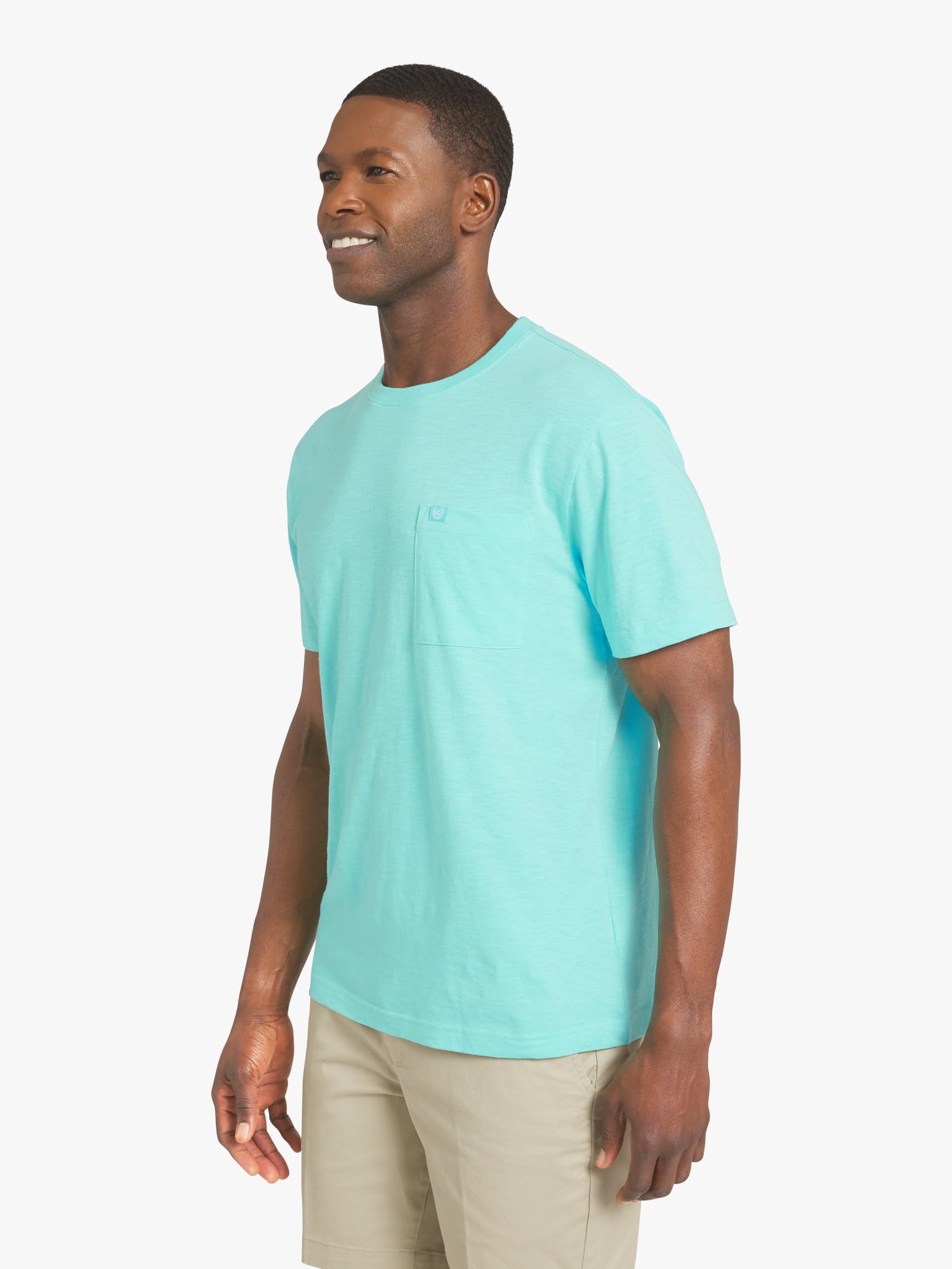 Chaps Men's & Big Men's Short Sleeve Slub Pocket T-Shirt, Sizes S-3XL