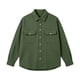 thumbnail image 5 of Top Abrigo Hombres Color Sólido Manga Larga Botón Cuello Moda Casual Verano Al Aire Libre Diario, 5 of 7