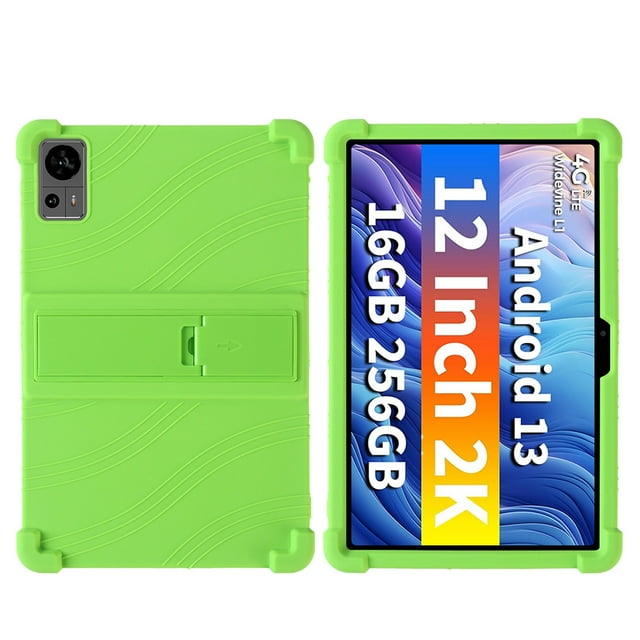 Case For Blackview Tab 18 Tablet Safe Shockproof Silicone Stand Cover Green Blackview Tab 18