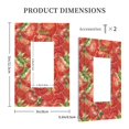 thumbnail image 5 of Kll Strawberry Wall Plate,Gloss Finish,Standard Size 1 - 5" X 3", Polycarbonate Thermoplastic,Electric Receptacle Plug Covers, 5 of 8