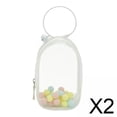 thumbnail image 1 of Bolsa de almacenamiento para muñecas,Bolsa de exhibición de minifiguras para muñecas Llavero transparente,Bolsa transparente para muñecas llavero decoración de mochila,Estuche organizador, 1 of 8