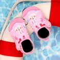 thumbnail image 2 of YUNCITY Baby Boys Girls Swim Water Shoes Toddler Sneakers Soft Sole Non- Quick Drying Strap Design Everyday Outdoor Beach Swimming Activities Pink 5.5-6.5 Years, 2 of 3