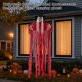 thumbnail image 5 of Halloween Hanging Witch Decoration, Sound-Activated Light Up Glowing Red Robe, Prop for Indoor Outdoor Decor, Party Supplies, 1Pack Hanging Witch #E, 5 of 6