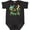 Black Leopard, variant on Inktastic Cute Lizards Hanging out Boys or Girls Baby Bodysuit