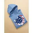 thumbnail image 3 of American Heart 4Th Of July Hoodie Women -Image by Shutterstock, Female 3X-Large, 3 of 4