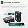 thumbnail image 2 of SYNCO G2MEGA 1-Trigger-1 2.4G Wireless Microphone System Clip-on Microphone 200M, 2 of 8