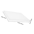 thumbnail image 2 of OUNONA Transparent Storage Boxes File Box Portable Design for Office Use 1 Set, 2 of 8