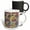 Multicolor, variant on 3drose, Glam Image of Gold and Galaxy Mermaid Scales Pattern, 11oz Mug