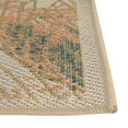 thumbnail image 6 of Unique Loom Baja Outdoor Collection Area Rug - Balandra (7' 10" Square Ivory/Orange), 6 of 7