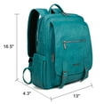 thumbnail image 6 of Montana West 15.6 Inch Laptop Backpack Purse for Women Men Unisex Vintage Backpack Casual Daypack for Travel Work with USB Charging Port, Turquoise, 6 of 7