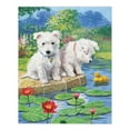 thumbnail image 2 of CPN8 | Colour Pencil by numbers™ 13pc 8.75" x 11.75" Westie Puppies Project, 2 of 2