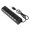 thumbnail image 2 of HUB USB 2.0 Cateissary 7 Puertos Alta Velocidad Negro, 2 of 4