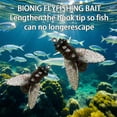 thumbnail image 3 of Thinsony 20pcs ABS 20PCS Soft Bionic Fly Fishing Bait Set With Rotating Blade Fly Hook Soft Bait Add Fish A S, 3 of 6