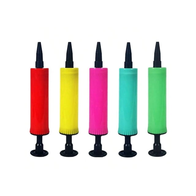5PCS Portable Balloon Pump A Must Have For School Activities And Family Gatherings Lightweight And Easy To Carry Quick And Easy To Inflate And Durable