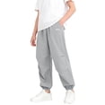 thumbnail image 3 of Dursoulink Kids Casual Hiking Pants for Boys and Girls, Elastic Waist, Cuffed Leg, Lightweight Nylon-Spandex Blend, Regular Fit, Mid- , Outdoor Activity Trousers, 3 of 7
