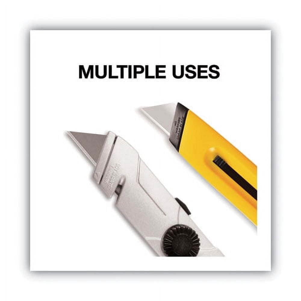 Heavy-Duty Utility Knife Blades, 10/pack | Bundle of 5 Packs