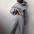 thumbnail image 4 of ORUYROP Two Piece Outfits for Women Lounge Pants Sets Pullover Hoodie Sweatsuit Relax Fit Oversized Tracksuits Jogging Suits, 4 of 7