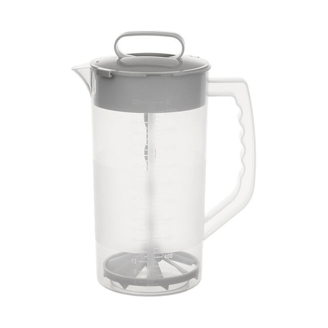Jarra mezcladora para bebidas, vajilla para servir bebidas, resistente, ajustable, con émbolo, suministros de cocina multiusos, recipiente para jugo