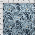 thumbnail image 2 of oneOone Cotton Flex Navy Blue Fabric Leaves Dress Material Fabric Print Fabric By The Yard 40 Inch Wide, 2 of 4