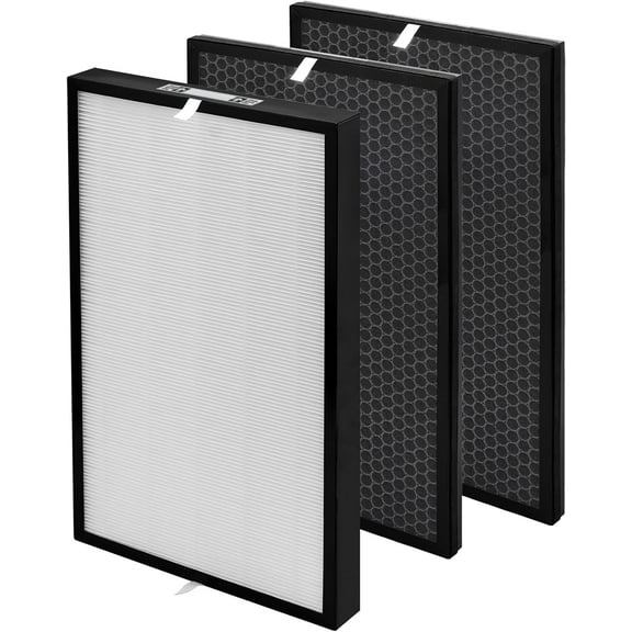3 Pack 5000 Replacement Filter Compatible with Air Doctor AD5000 Air Purifier, with 1 Main Filter and 2 Activated Carbon Filters (Not Compatible with 5500 Series)
