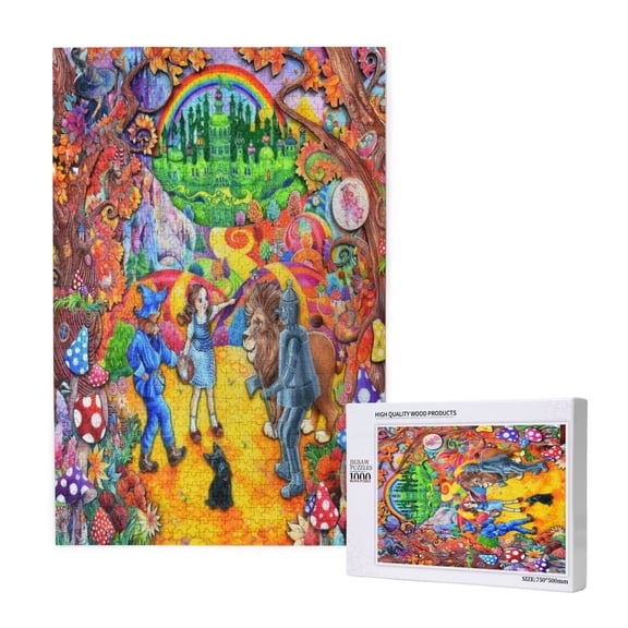 The Wonderful Wizard Of Oz Jigsaw Puzzle,1000 puzzle pieces Gift Toys Art Home Decor