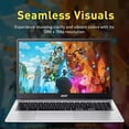 thumbnail image 4 of Acer Chromebook 315 15.6" HD Laptop, Intel Pentium N6000, 4GB LPDDR4X, 288GB Storage (128GB eMMC & 160GB Docking Station Set), Intel UHD Graphics, Numeric Keypad, HD Webcam, Chrome OS, Silver, 4 of 9