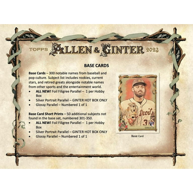 topps allen&ginter mlb 未開封box アレジン