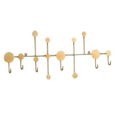 

1Pc Punch-free Wall-mounted Hook Creative Clothes Hanger Home Decoration Golden