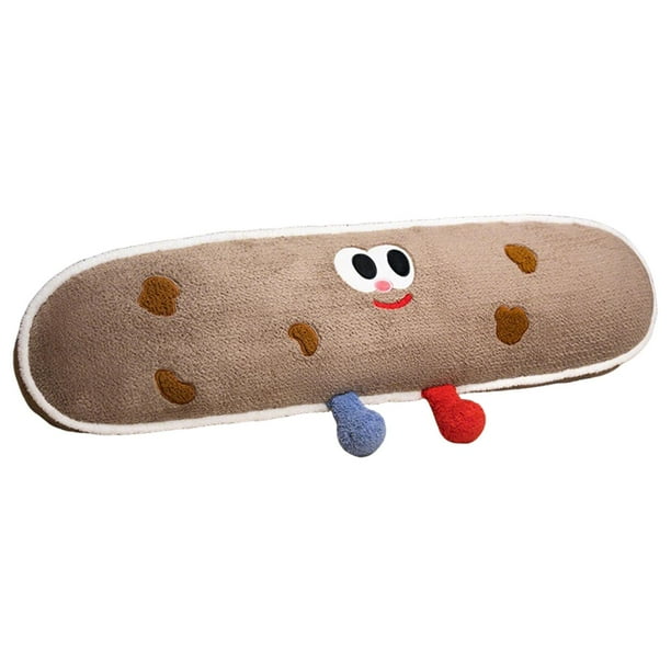 Almohada divertida, cojín decorativo para asiento, regalo de cumpleaños, dormitorio, almohada de peluche, comedor, juguete de peluche para leer, silló Galletas Marrones 120cm