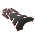 thumbnail image 3 of Adhesivo para tanque de combustible BuyWeek 3D para motocicleta Negro Rojo, 3 of 9