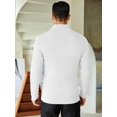 thumbnail image 2 of COOFANDY Mens Ribbed Knit Sweater Quarter Zip Mock Neck Sweaters Slim Fit Fall Winter Pullover Sweater, 2 of 6