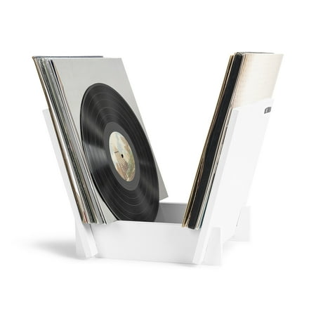 Victrola - Bridge Record Stand - White