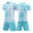 thumbnail image 3 of Leey-World Boy Summer Clothes Boys 2 Piece Athletic Outfits Short Sleeve Sport T-shirt and Shorts Summer Casual Clothes for 6-12 Years Boy Summer Outfits(N,13-14 Years), 3 of 3
