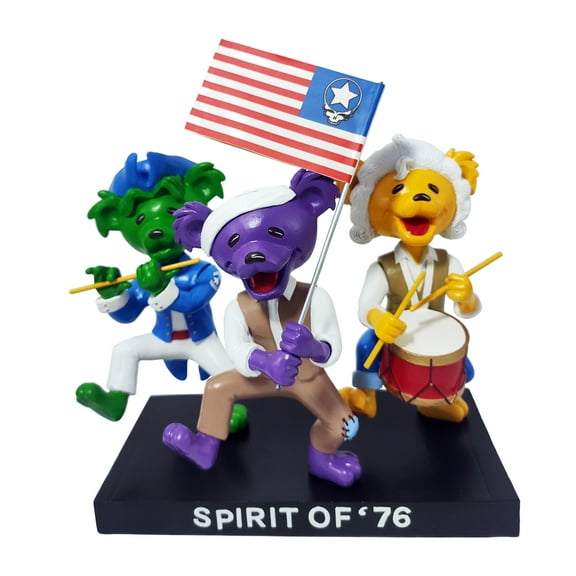 Grateful Dead Dancing Bear Spirit of '76 Bobbleheads