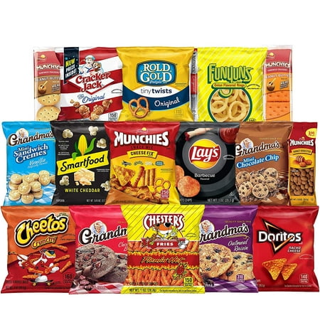 Frito-Lay Ultimate Snack Care Package Variety Assortment of Chips Cookies Crackers & More 40 Count
