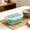 Mint green, variant on Collapsible Silicone Storage Containers With Lids,lunch box containers,Microwave & Freezer Saving Design For Kitchen Travel And Meal Prep 1pc