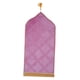 thumbnail image 4 of Alfombra de oración para viajar con borlas, oración musulmana portátil tradicional turca Violeta, 4 of 8