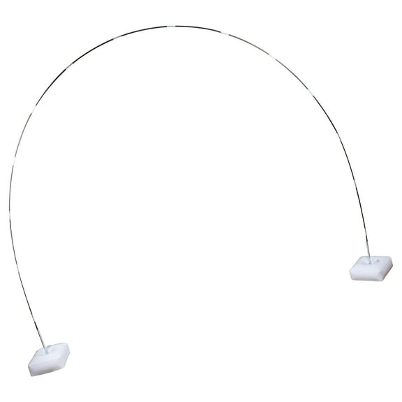 PTOOTP Reusable Adjustable White PVC Balloon Arch Kit for Events Party Decorations 1 Set