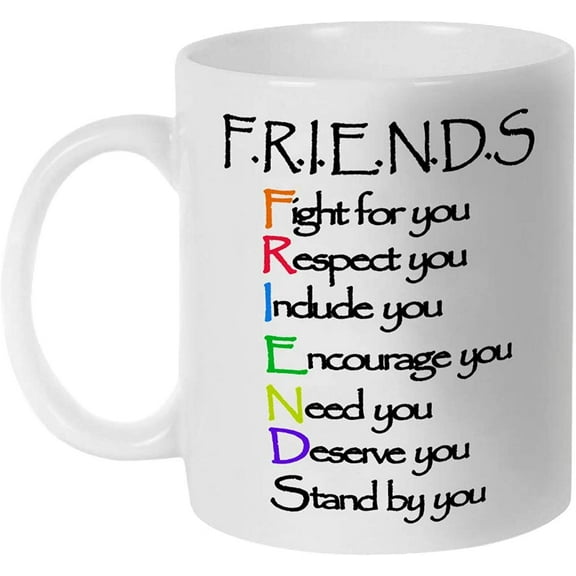 Fatbaby Warmth Funny Friends Coffee Mug For Women,Men,Brother, Friendship Present For Women, Sister,Graduation Present For College And High School Graduates 0L43BH