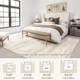 thumbnail image 2 of Alfombra antideslizante Area Rug UERMEI de 8 x 10 pies, suave y lavable, 2 of 9